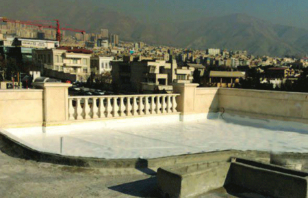 Roof garden in Tehran