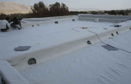 Roof garden in Tehran