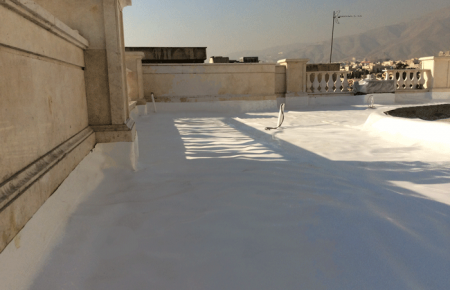 Roof garden in Tehran